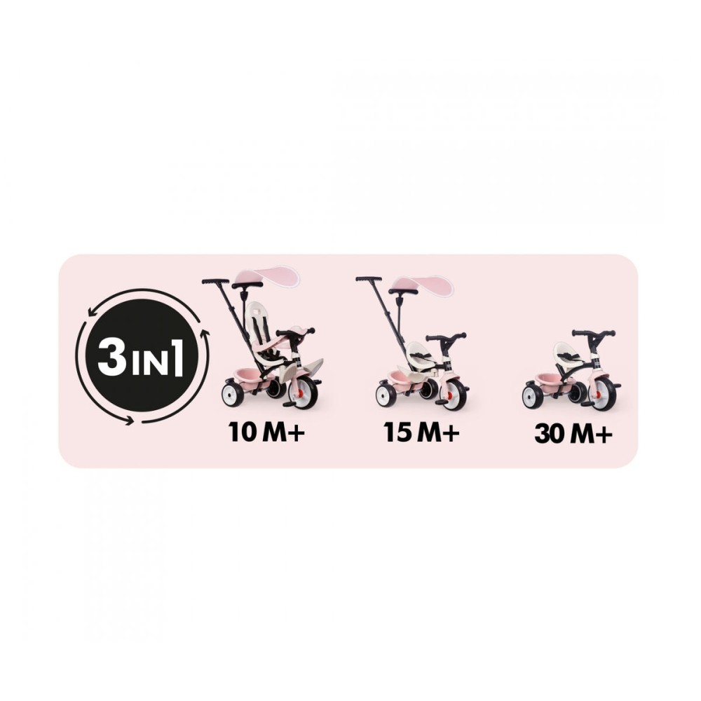 Tricycle Smoby Paseo para bebés Rose