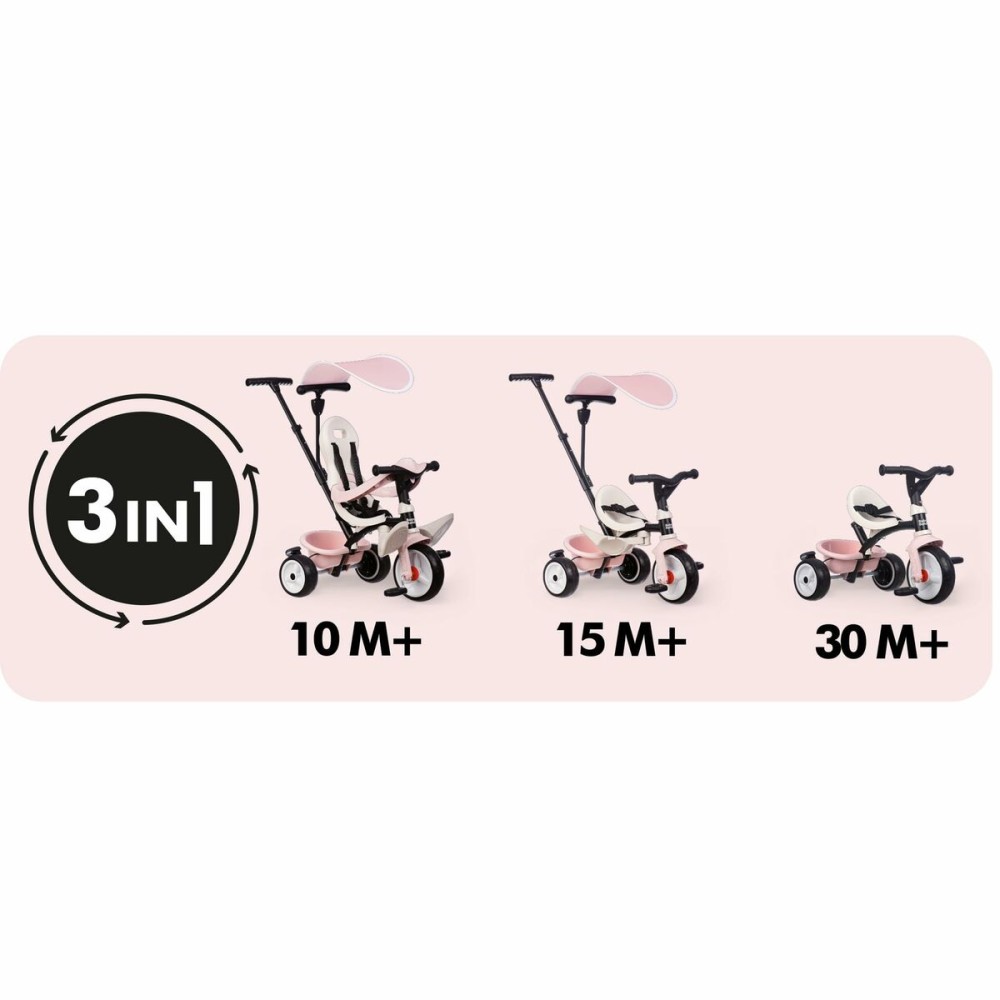 Tricycle Smoby Paseo para bebés Rose