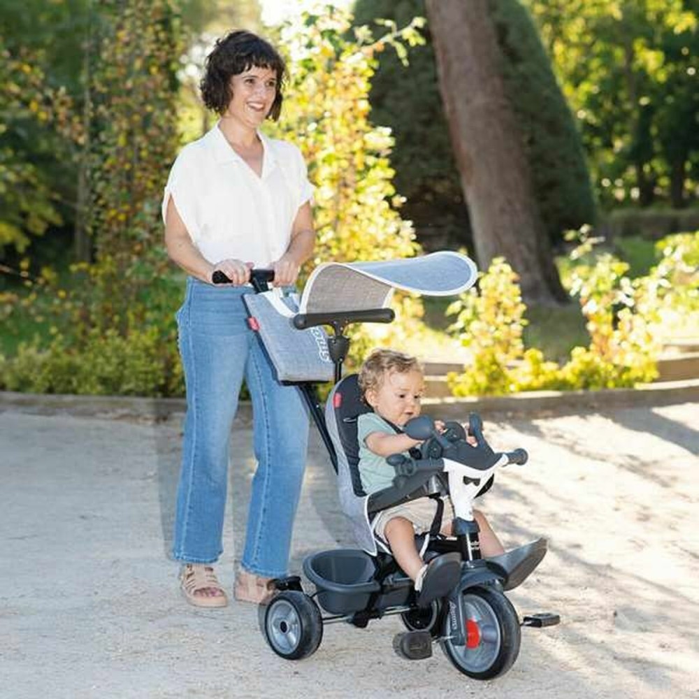 Tricycle Smoby Baby Driver Gris
