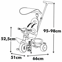 Tricycle Smoby Paseo para bebés Rose