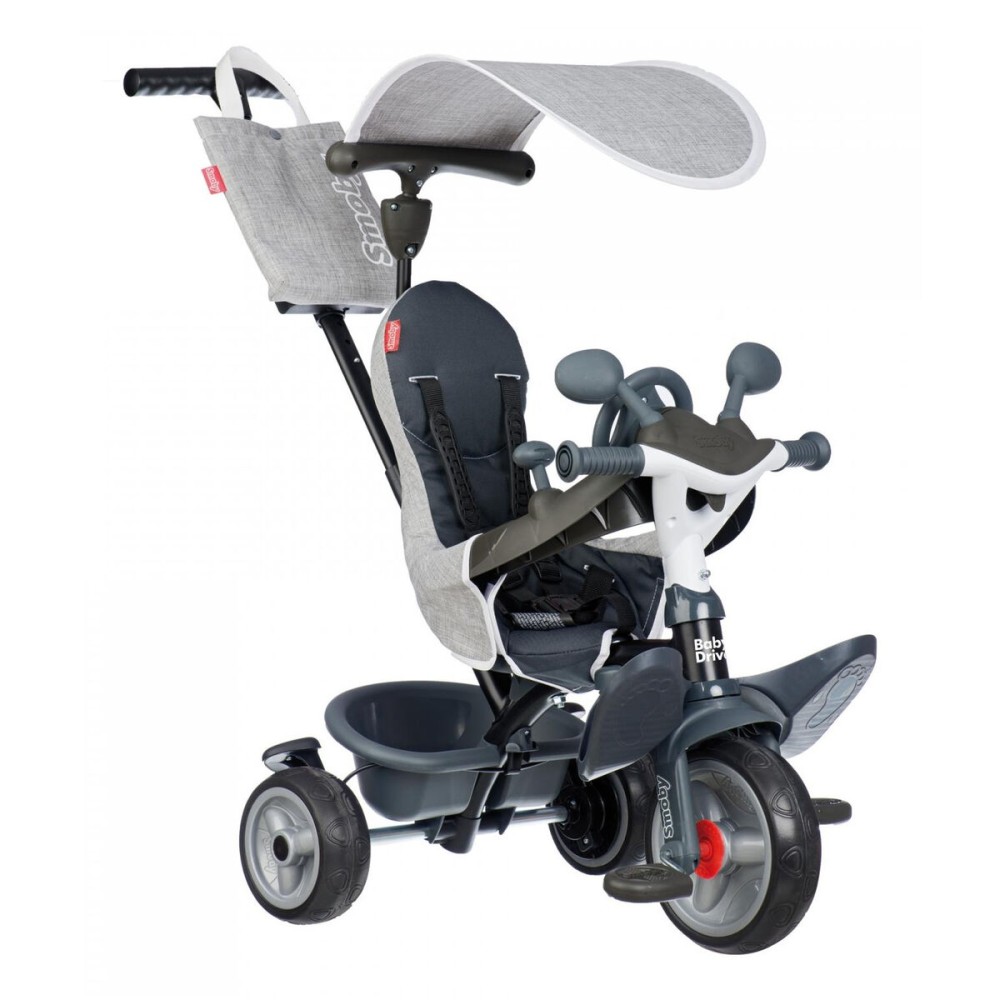 Tricycle Smoby Baby Driver Gris
