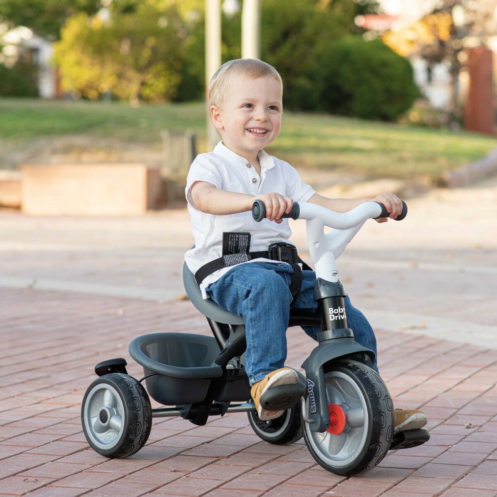 Tricycle Smoby Baby Driver Gris