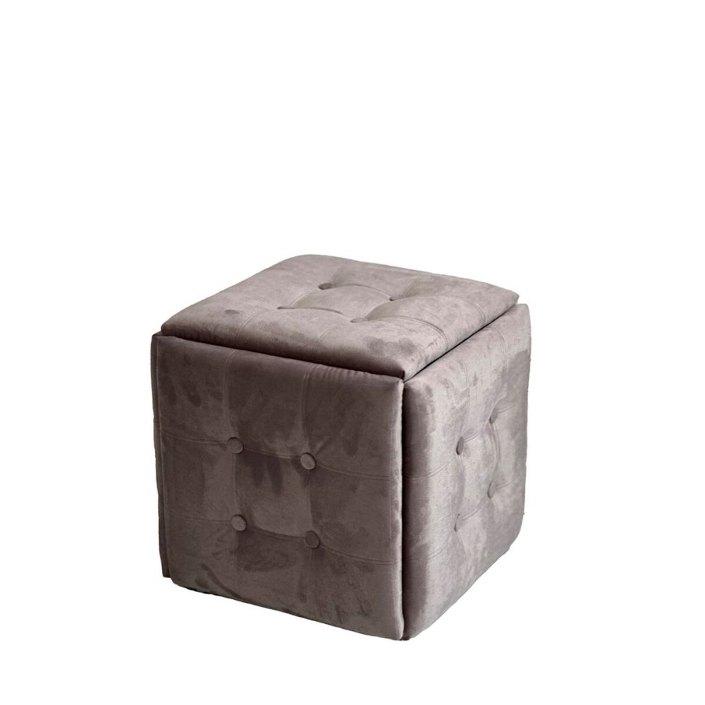 Set of stools GO GIFT Transformer Pink Velvet Steel 50 x 50 x 50 cm Pouffe 5-in-1 5 Units