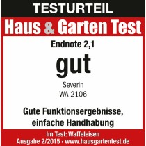 Gaufrier Severin WA 2106 Noir 1200 W