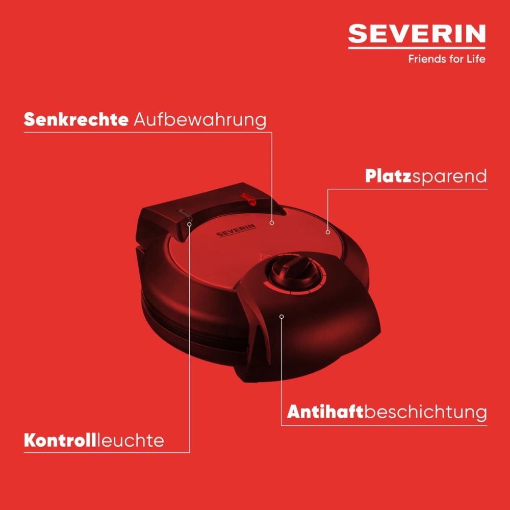 Gaufrier Severin WA 2103 Noir 1200 W