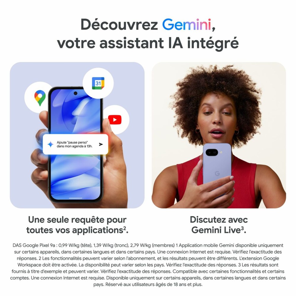 Smartphone Google 6,3" 8 GB RAM 128 GB Grau Lila
