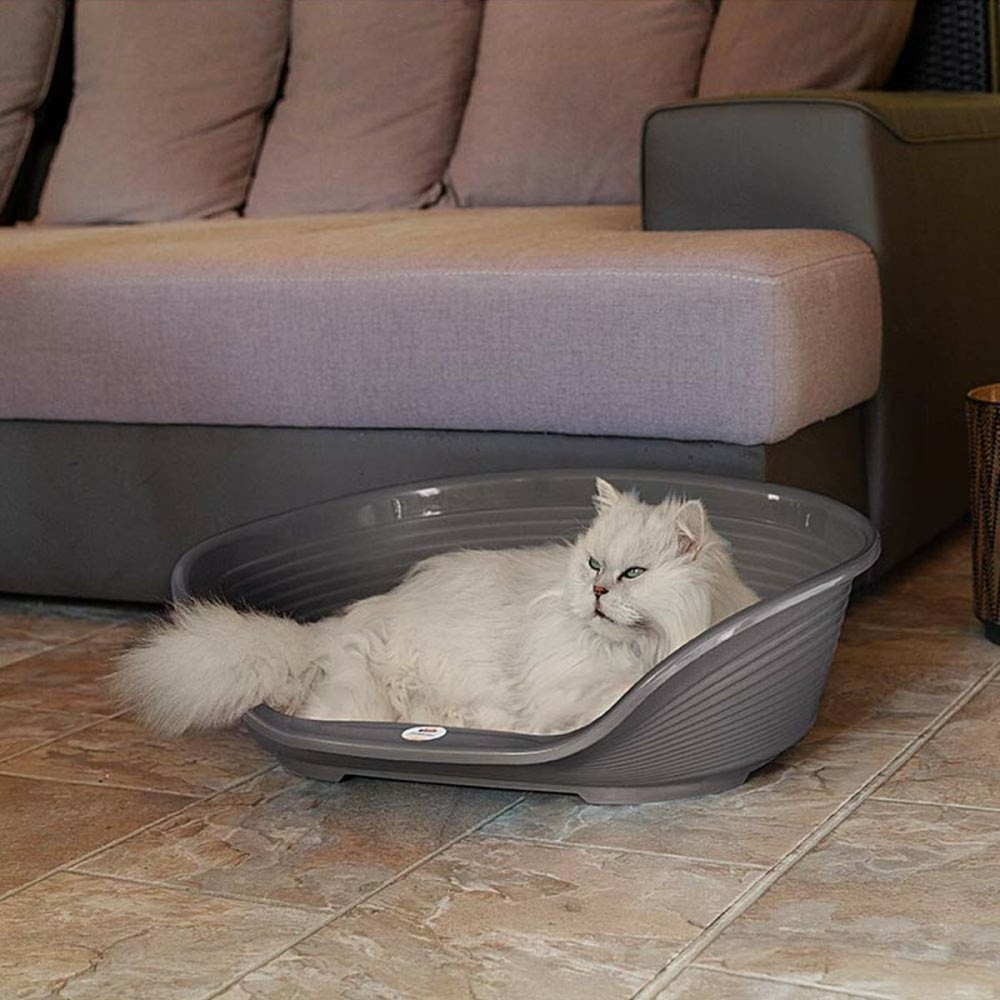 Hundebett Ferplast Siesta Deluxe 4 Dunkelgrau 61,5 x 45 x 21,5 cm