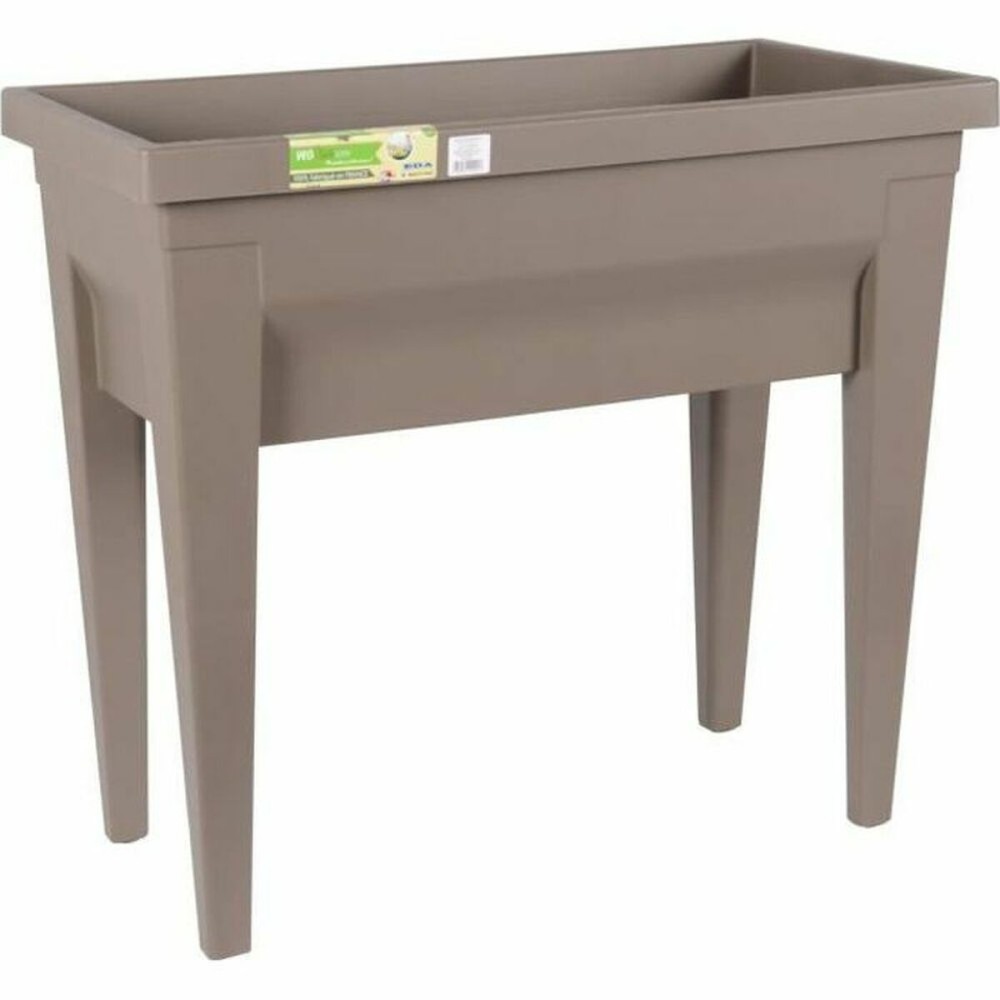 Blumentopf EDA Gemüse Pflanztisch Taupe 73 x 38,5 x 68 cm