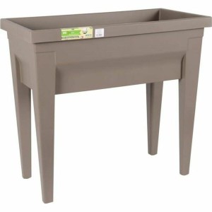 Blumentopf EDA Gemüse Pflanztisch Taupe 73 x 38,5 x 68 cm