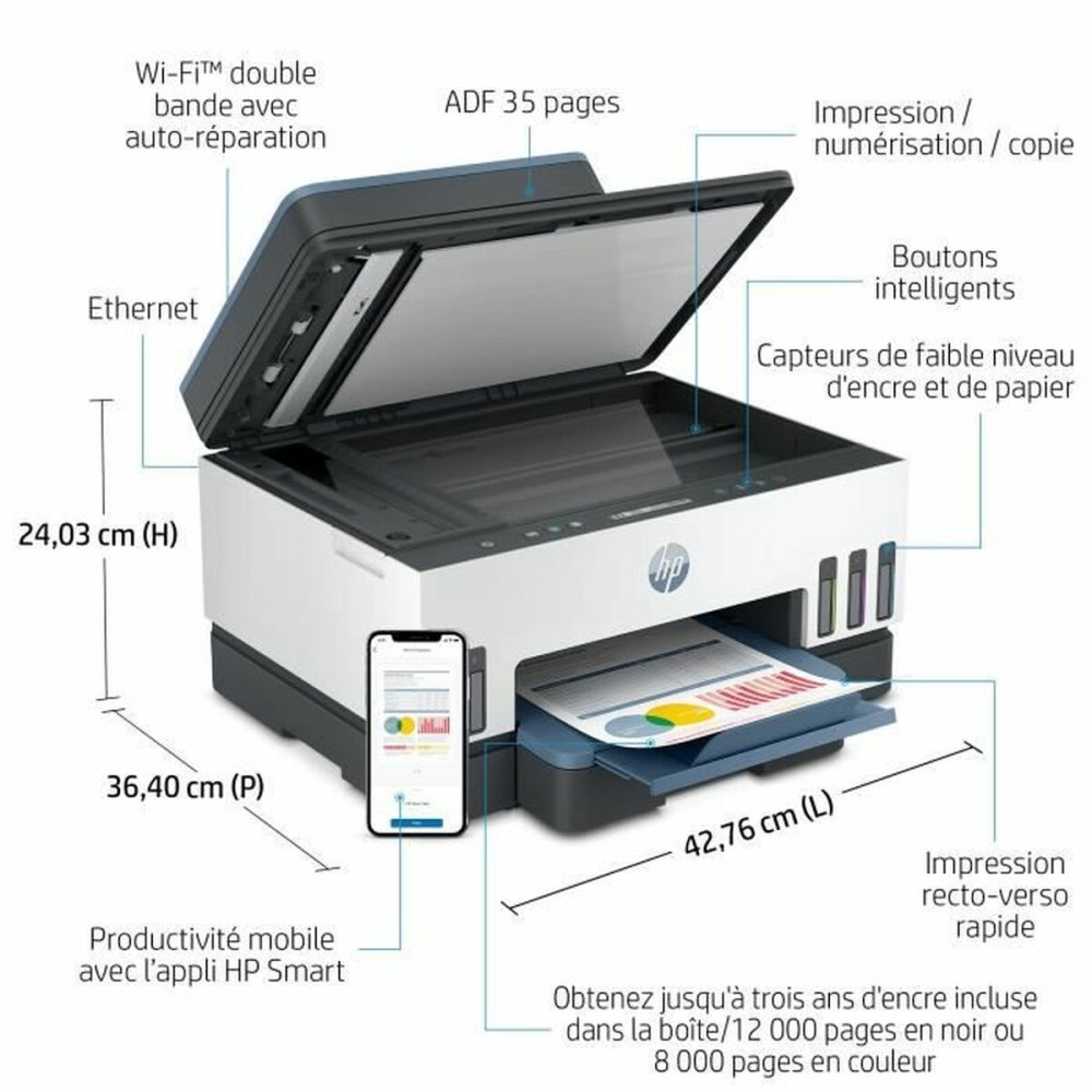 Imprimante Multifonction HP Smart Tank 7306