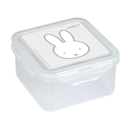 Lunchbox Miffy Niebla Grau 13 x 7.5 x 13 cm