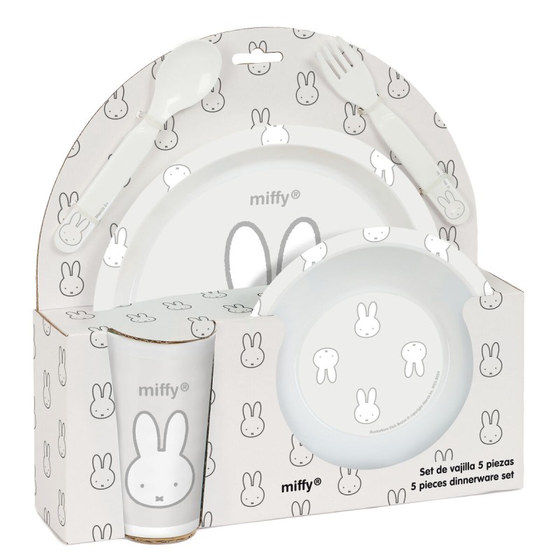 Children's dish set Miffy Niebla (5 Pieces)