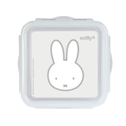 Lunch box Miffy Niebla Grey 13 x 7.5 x 13 cm