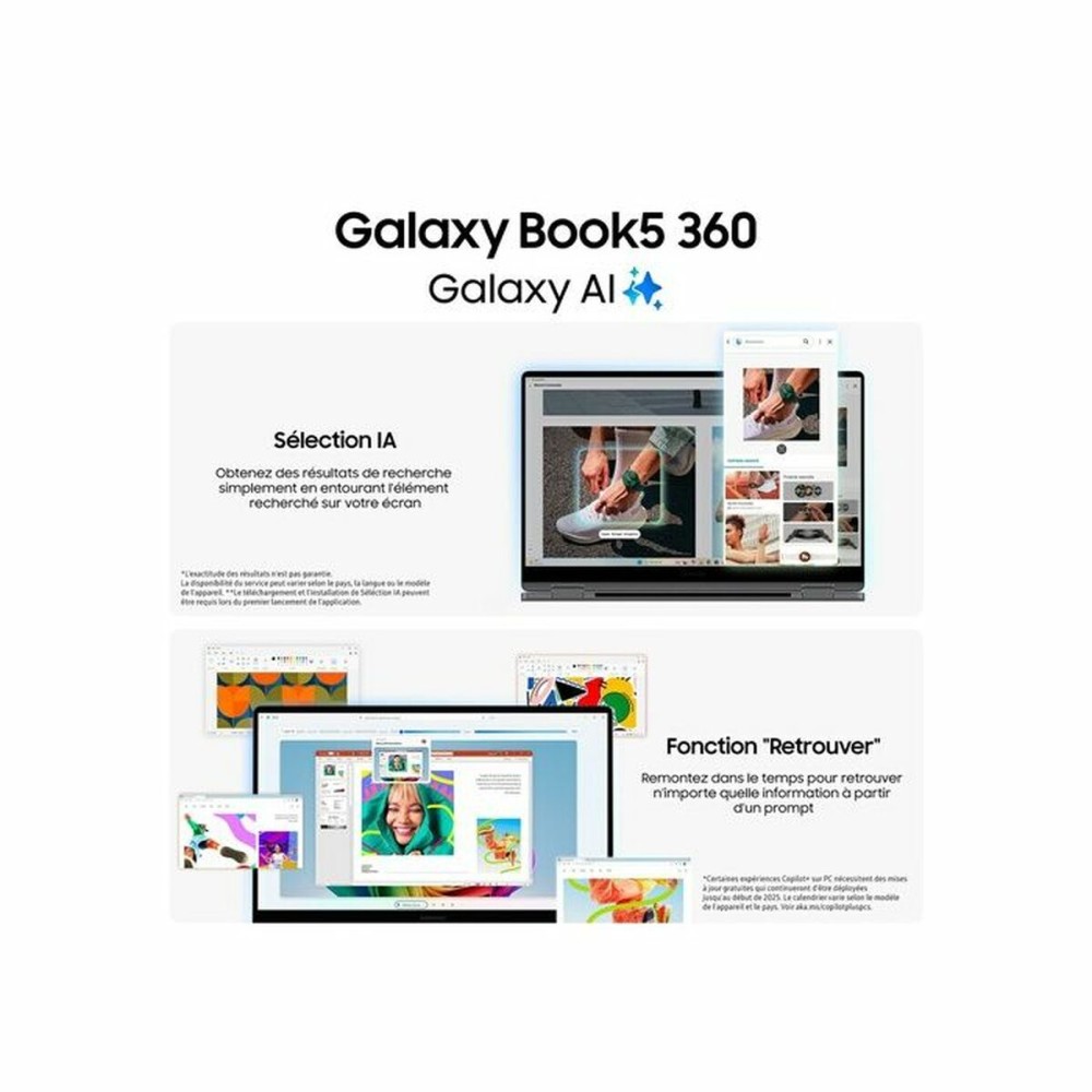 Ordinateur Portable Samsung Galaxy Book5 360 Intel Core Ultra 5 226V 15,6" 16 GB RAM 512 GB SSD