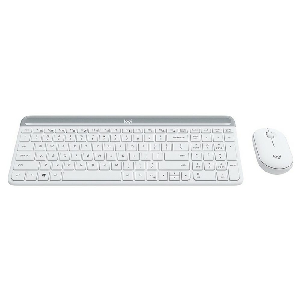 clavier et souris Logitech MK470 Blanc Français AZERTY