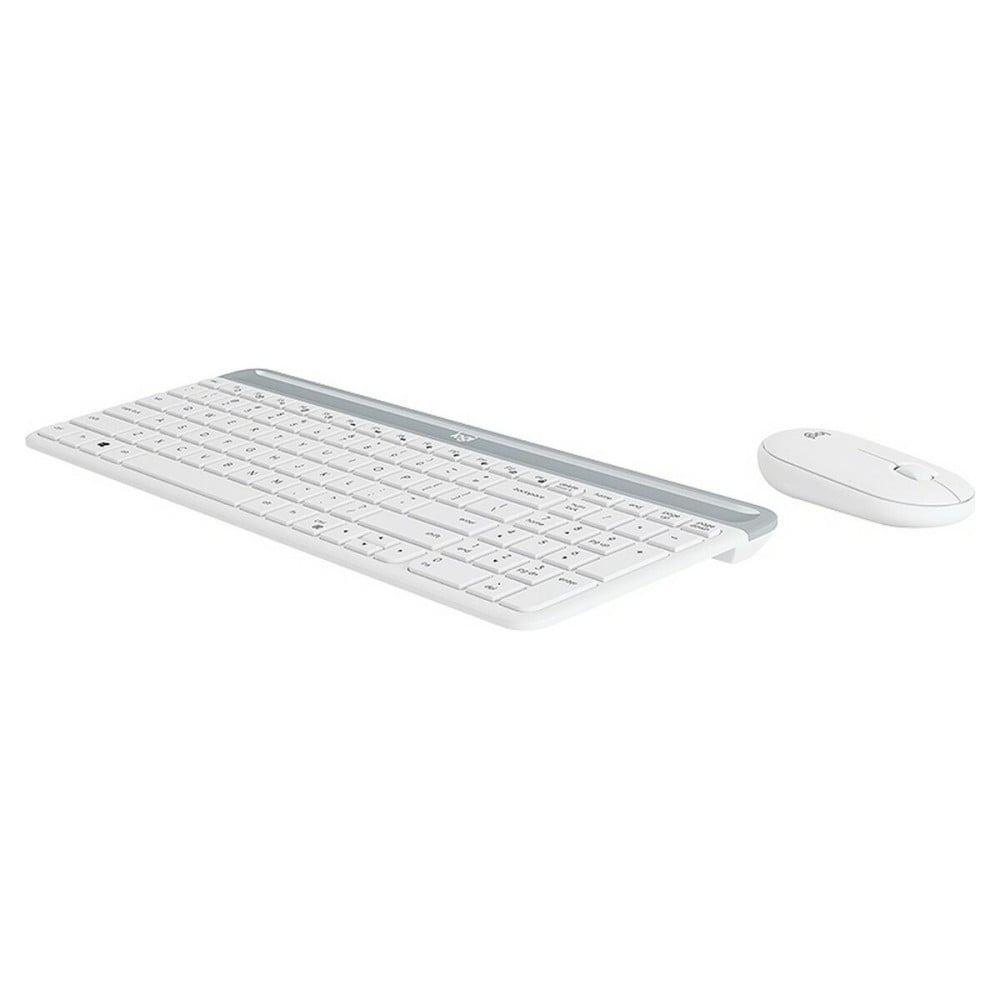 Tastatur mit Maus Logitech MK470 Weiß Französisch AZERTY