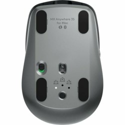 Drahtlose Bluetooth Maus Logitech MX Anywhere 3s Grau (1 Stück)