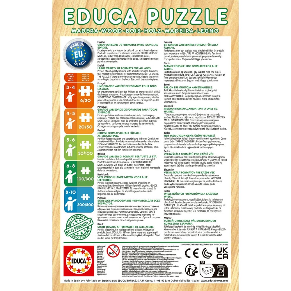 Set de 2 Puzzles Mickey Mouse 19287 16 Pièces 36 cm