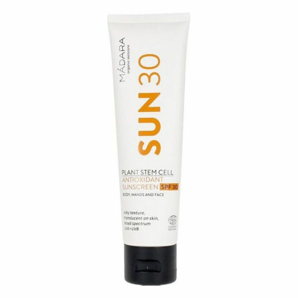 Sonnenschutzcreme für das Gesicht Plant Stem Cell Mádara Spf 30 (100 ml) (100 ml) (Unisex)
