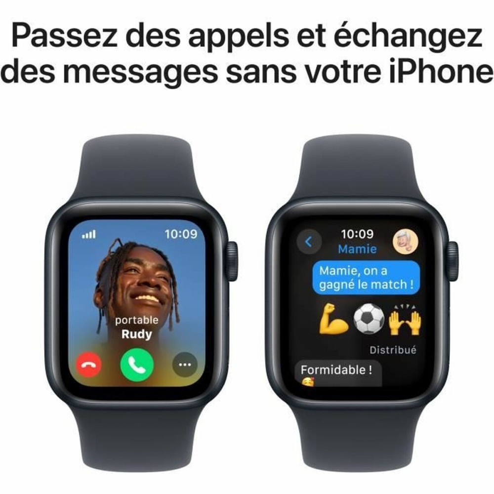 Montre intelligente Apple SE (2024) Noir 40 mm
