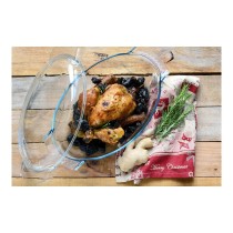 Ofenschüssel Pyrex 1040712 Weiß Durchsichtig Verre trempé 6 L 4,5 g 4,5 L