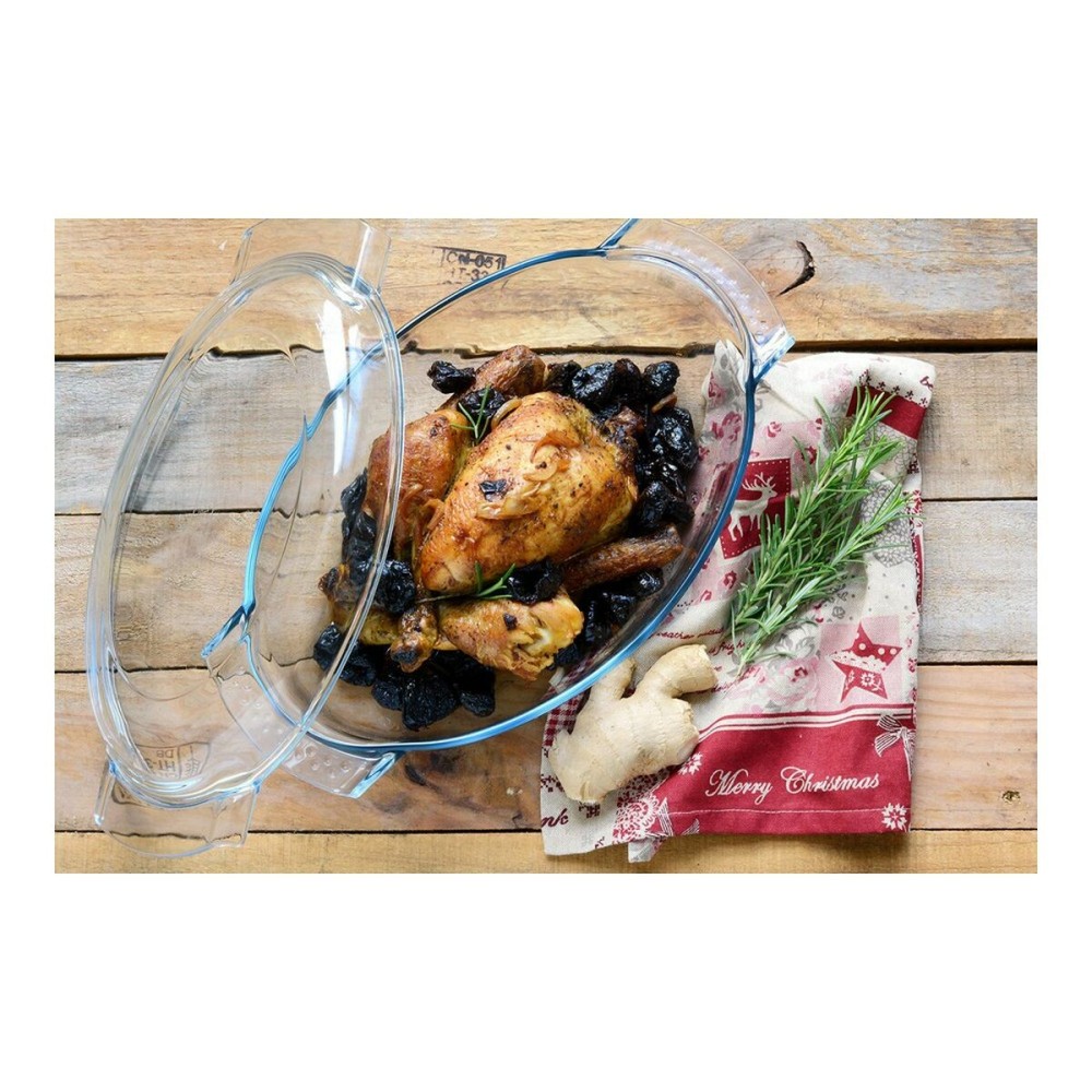 Plat de Four Pyrex 1040712 Blanc Transparent Verre trempé 6 L 4,5 g 4,5 L