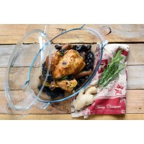 Ofenschüssel Pyrex 1040712 Weiß Durchsichtig Verre trempé 6 L 4,5 g 4,5 L