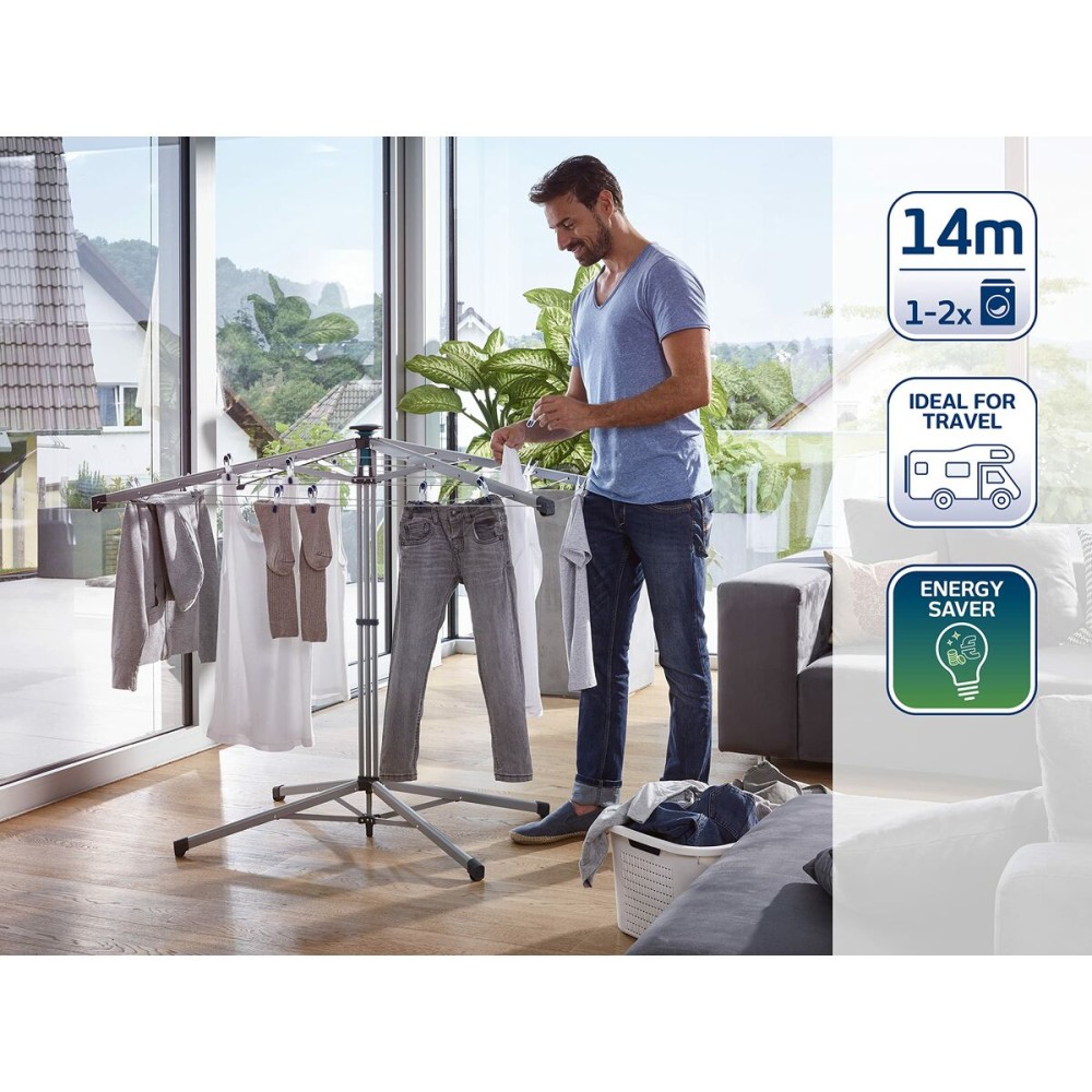Clothes Line Leifheit LinoPop-Up 82500 Metal 4 Kg