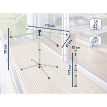 Clothes Line Leifheit LinoPop-Up 82500 Metal 4 Kg