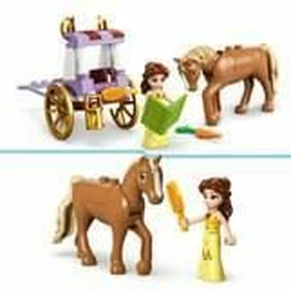 Set de construction Lego 43233 Bella's Fairy Tale Rickshaw Blanc Multicouleur