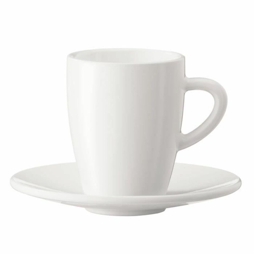 Satz von 2 Kaffeetassen Jura 85 ml Weiß (2 Stück)