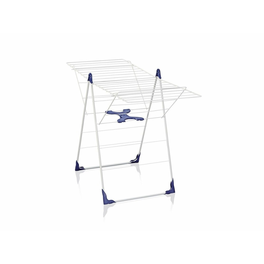 Corde à linge Leifheit 81408 CLASSIC 200 Flex Acier polypropylène Plastique Bleu Blanc 20 m