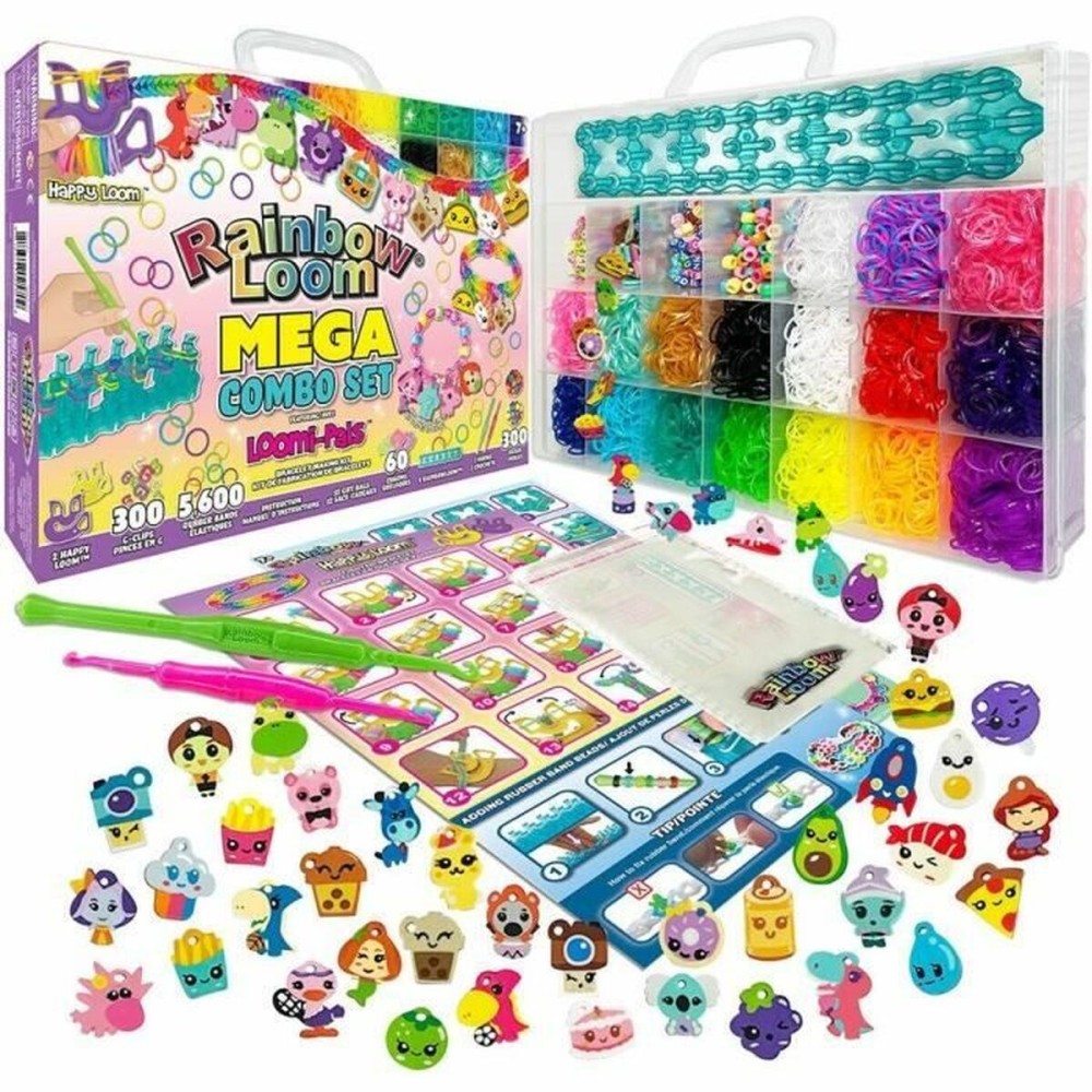 Kit zur Herstellung von Armbändern und Halsketten Bandai Rainbow Moon Mega Combo set Kunststoff