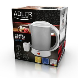 Bouilloire Adler AD 1268 Blanc Gris Plastique 600 W 0,6 L