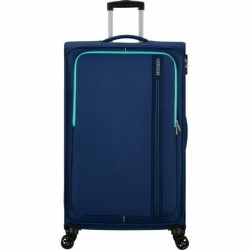 Valise cabine American Tourister Sea Seeker Spinner Bleu 92,5 L 80 x 47,5 x 28,5 cm