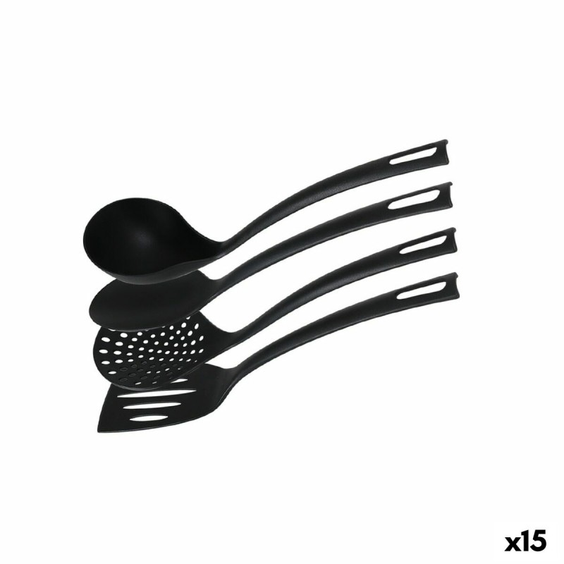 Kitchen Utensils Set Quttin Nylon 4 Pieces (15 Units)