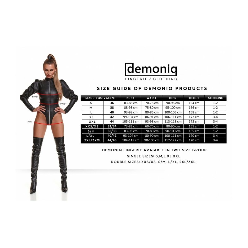 Corset Demoniq Black XL