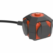 Steckdosenleiste mit 4 Steckdosen mit Schalter QUARX (3 m)