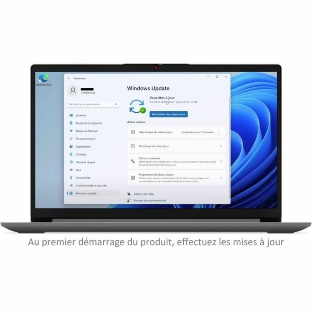 Ordinateur Portable Lenovo 15,6" Intel Celeron N4500 8 GB RAM 256 GB SSD