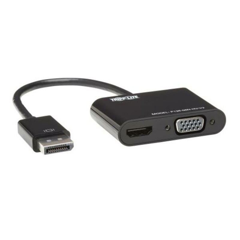 DisplayPort to VGA adapter Eaton P136-06N-HV-V2 Black 15 cm