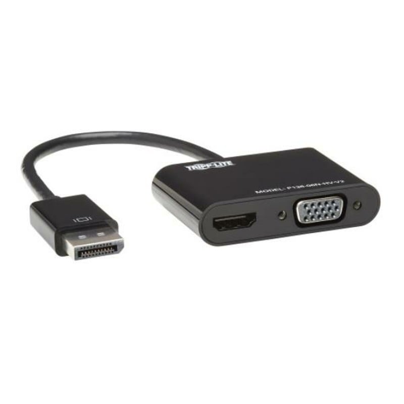 DisplayPort-zu-VGA-Adapter Eaton P136-06N-HV-V2 Schwarz 15 cm