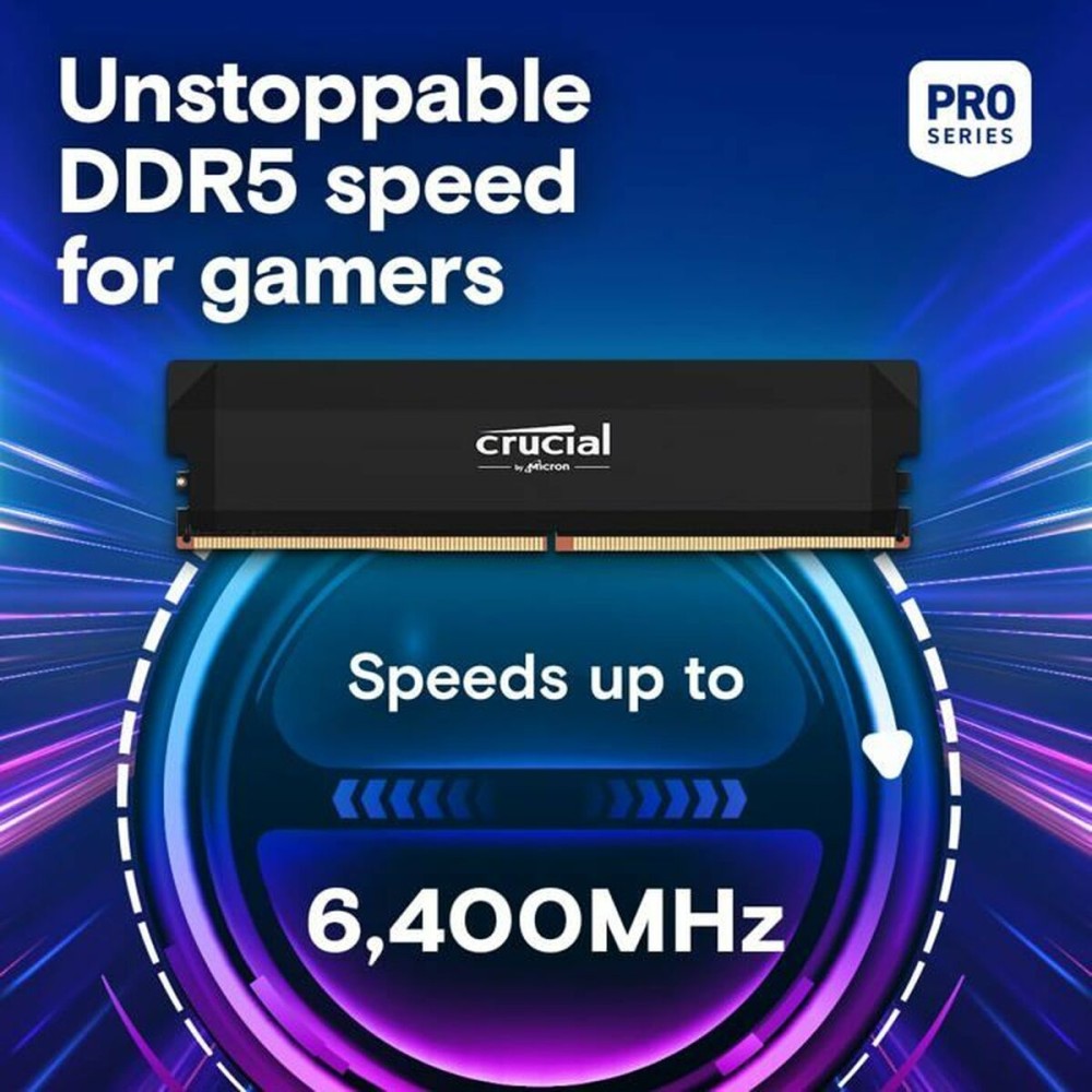 Mémoire RAM Crucial 32 GB DDR5 6400 MHz