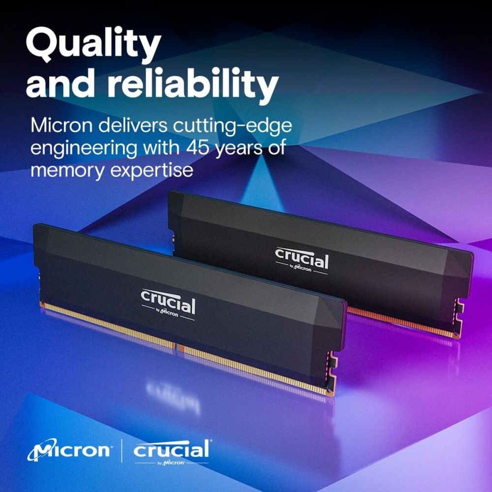 RAM Memory Crucial 32 GB DDR5 6400 MHz