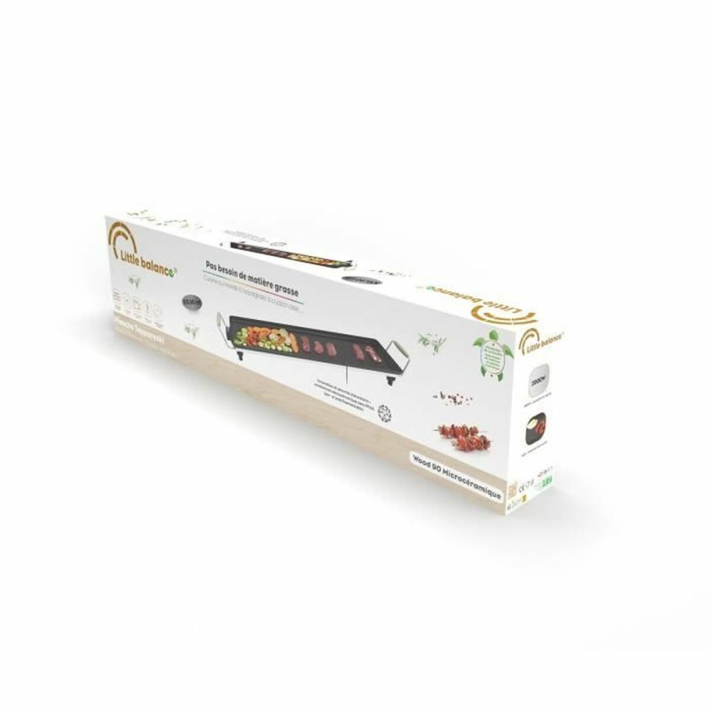 Grillpfanne Little Balance 8742 Schwarz 2000 W 90 x 23 cm