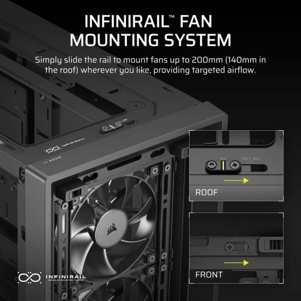 ATX Semi-Tower Gehäuse Corsair Schwarz