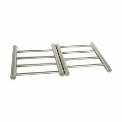 Foldable Table-top Mat Quttin 38 cm Stainless steel 23 x 20 x 2 cm (12 Units)