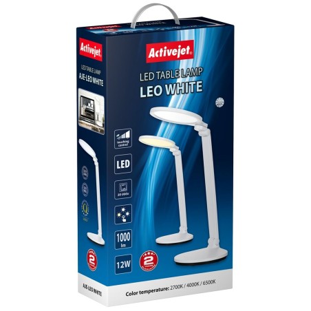 Lampe de bureau Activejet AJE-LEO Blanc 1000 Lm 12 W