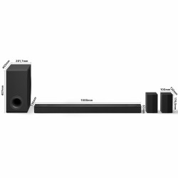 Soundbar LG S80TR.DEUSLLK Schwarz 580 W