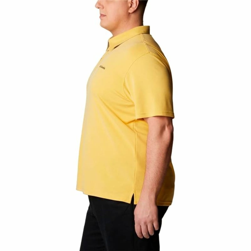 Herren Kurzarm-Poloshirt Columbia Nelson Point™ Gelb