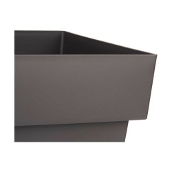 Self-watering flowerpot Ibergarden 87949 Grey Plastic 37 x 51 x 37 cm (6 Units)